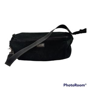 Harley Davidson Suede Barrel Bag